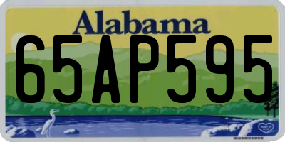 AL license plate 65AP595