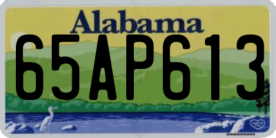 AL license plate 65AP613