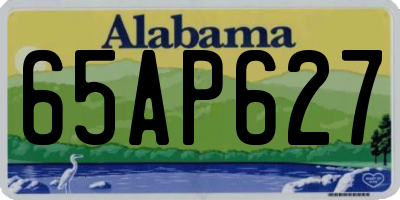 AL license plate 65AP627
