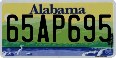 AL license plate 65AP695