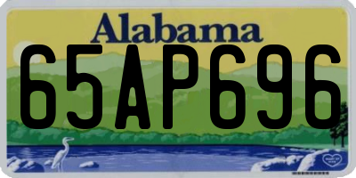 AL license plate 65AP696
