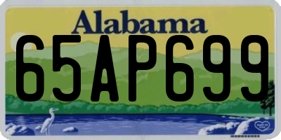 AL license plate 65AP699