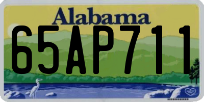 AL license plate 65AP711