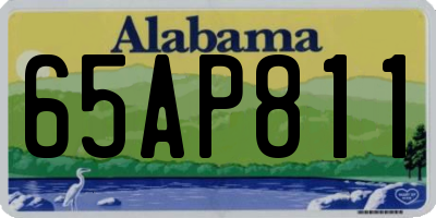 AL license plate 65AP811