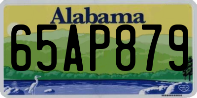 AL license plate 65AP879