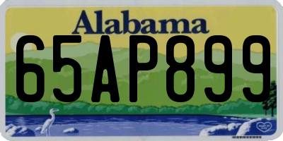 AL license plate 65AP899