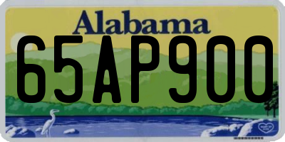 AL license plate 65AP900