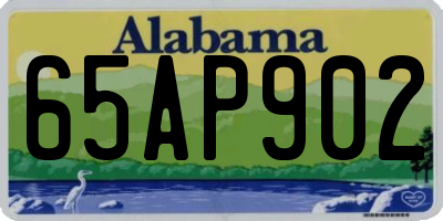 AL license plate 65AP902