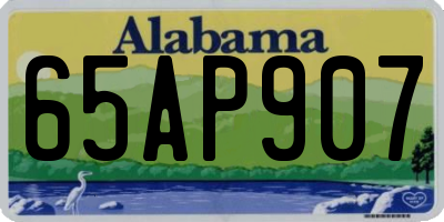 AL license plate 65AP907