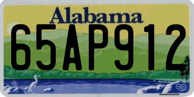 AL license plate 65AP912