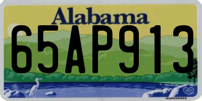 AL license plate 65AP913