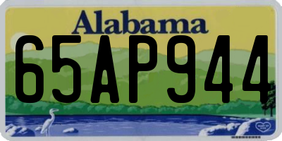 AL license plate 65AP944
