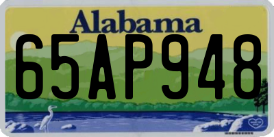 AL license plate 65AP948