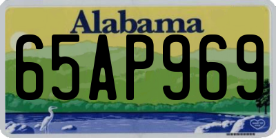 AL license plate 65AP969