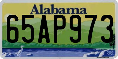 AL license plate 65AP973