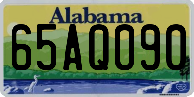 AL license plate 65AQ090