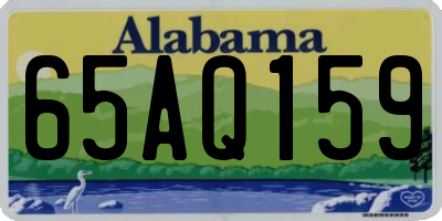 AL license plate 65AQ159