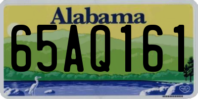 AL license plate 65AQ161