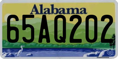 AL license plate 65AQ202