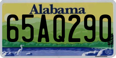AL license plate 65AQ290