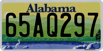 AL license plate 65AQ297