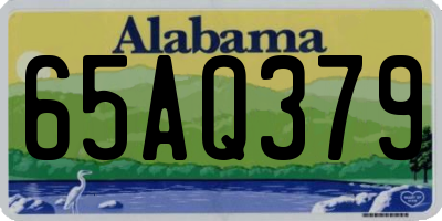 AL license plate 65AQ379