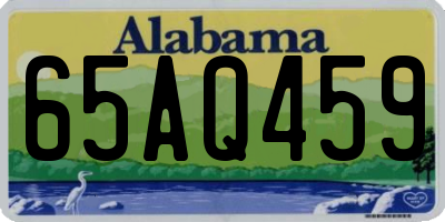 AL license plate 65AQ459