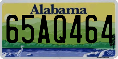 AL license plate 65AQ464