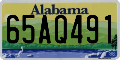 AL license plate 65AQ491