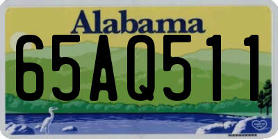 AL license plate 65AQ511