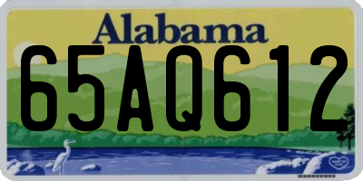 AL license plate 65AQ612