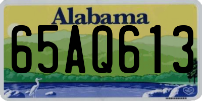 AL license plate 65AQ613