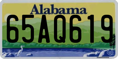 AL license plate 65AQ619