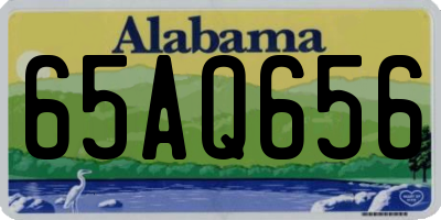 AL license plate 65AQ656