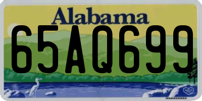 AL license plate 65AQ699