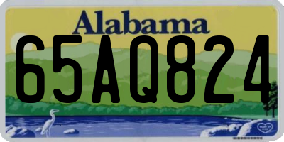 AL license plate 65AQ824