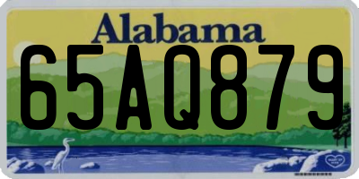 AL license plate 65AQ879
