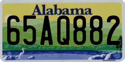 AL license plate 65AQ882