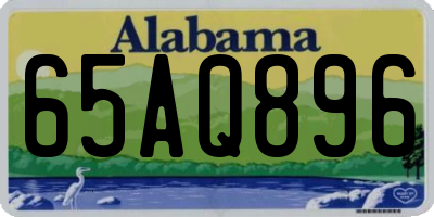 AL license plate 65AQ896