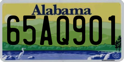 AL license plate 65AQ901