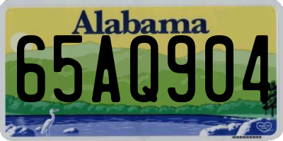 AL license plate 65AQ904