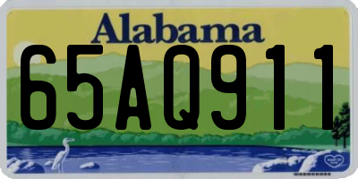 AL license plate 65AQ911