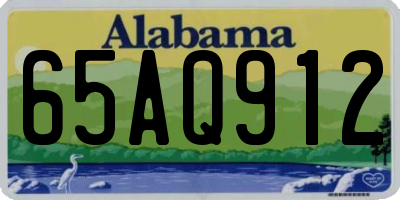 AL license plate 65AQ912