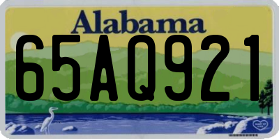 AL license plate 65AQ921