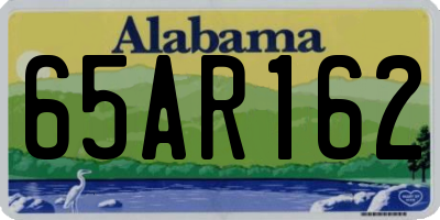 AL license plate 65AR162