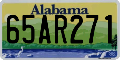 AL license plate 65AR271