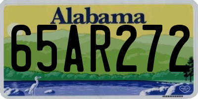 AL license plate 65AR272