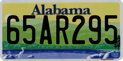 AL license plate 65AR295