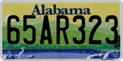 AL license plate 65AR323