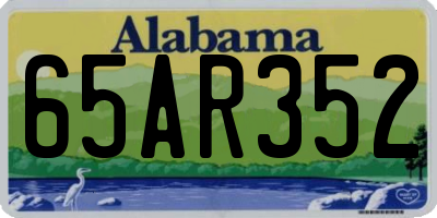 AL license plate 65AR352